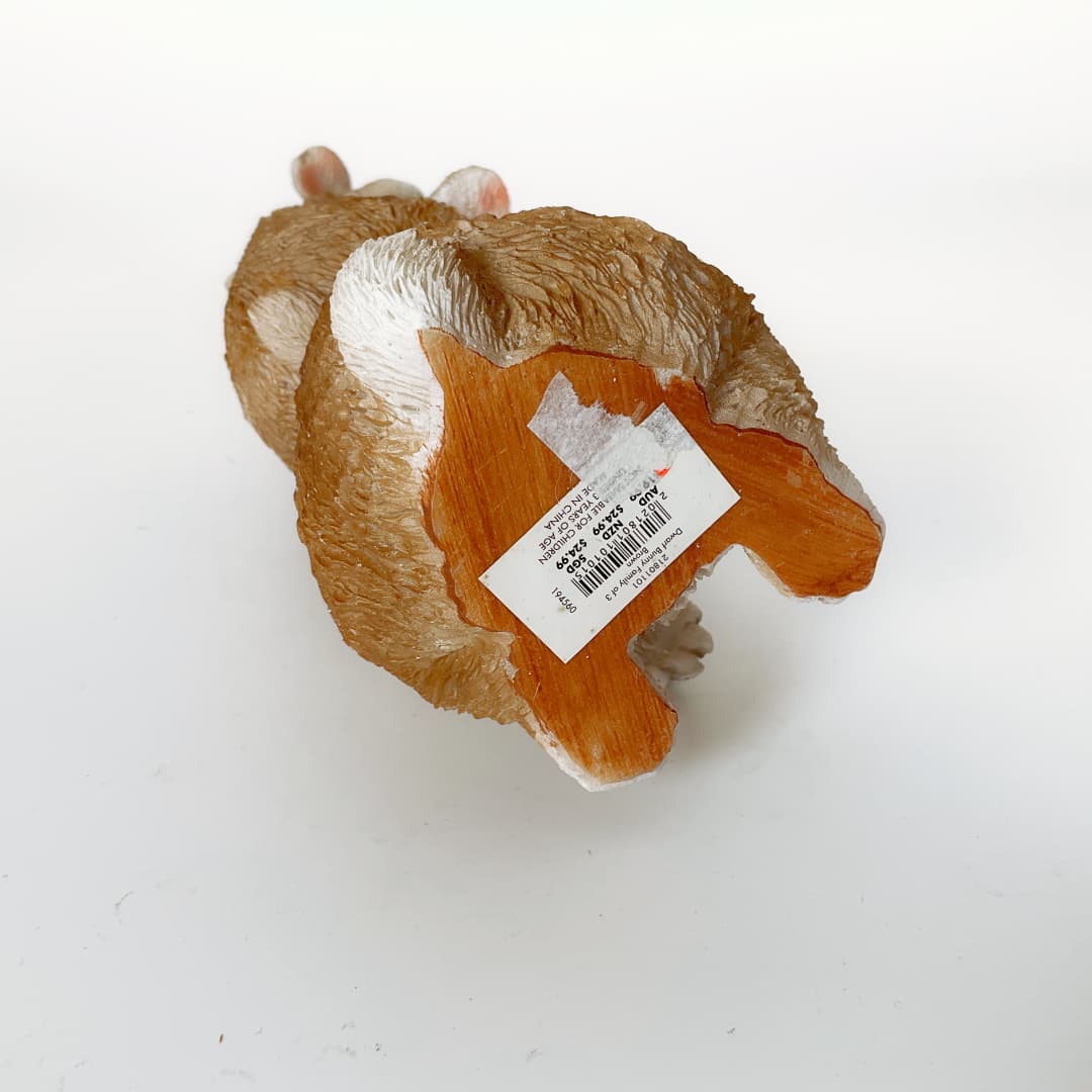 Stacked Bunny Rabbit Figurine