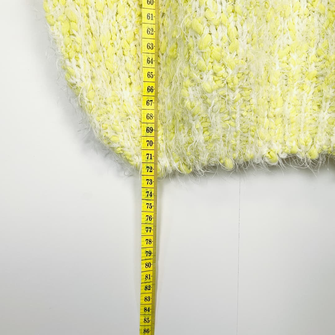GLASSONS - Yellow Fluffy Knit Jumper