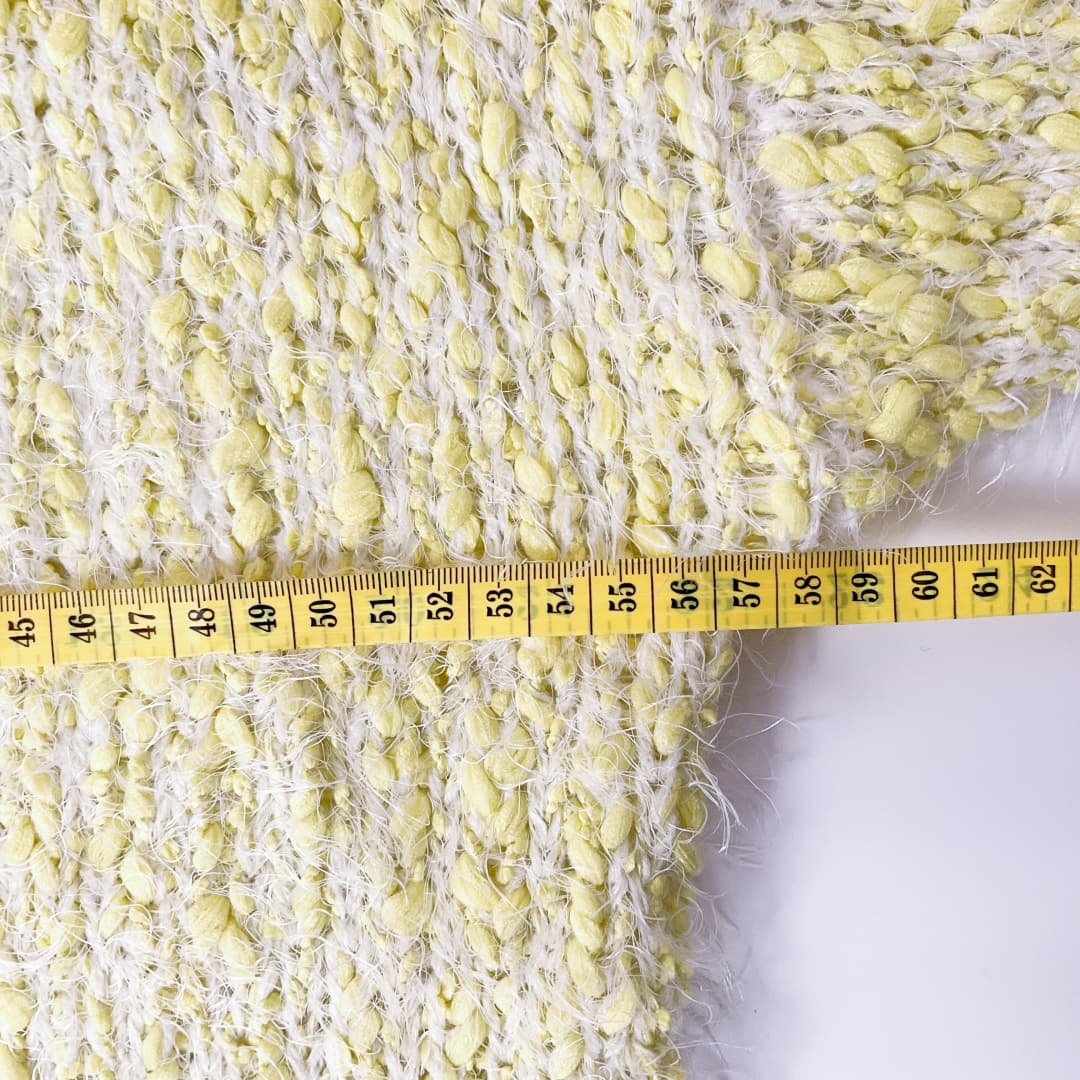 GLASSONS - Yellow Fluffy Knit Jumper