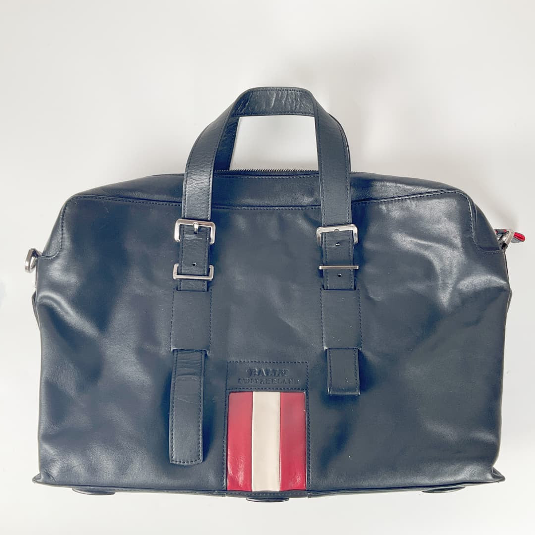 Bally - Strip Detail Briefcase