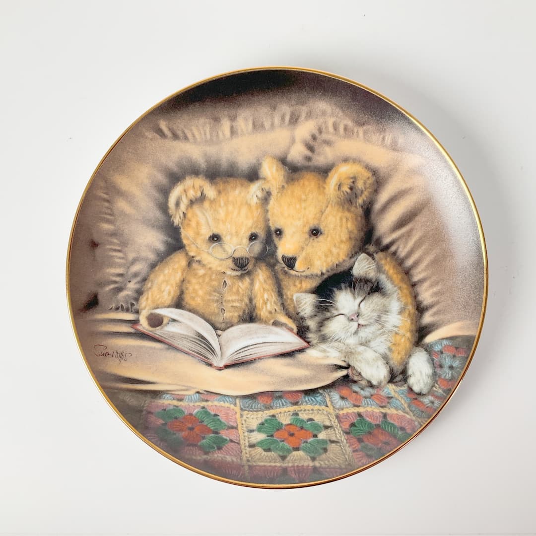 Franklin Mint - “Bedtime Story” Limited Edition Collectors Plate