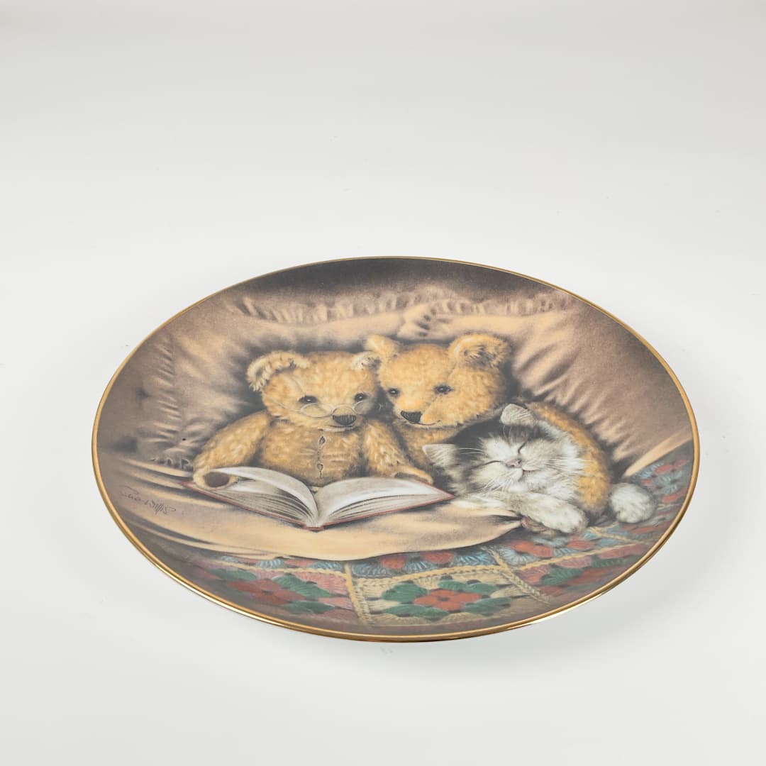 Franklin Mint - “Bedtime Story” Limited Edition Collectors Plate