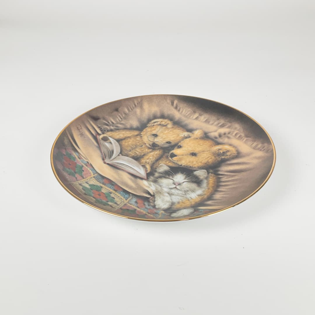 Franklin Mint - “Bedtime Story” Limited Edition Collectors Plate