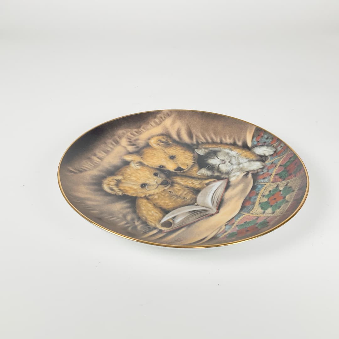Franklin Mint - “Bedtime Story” Limited Edition Collectors Plate