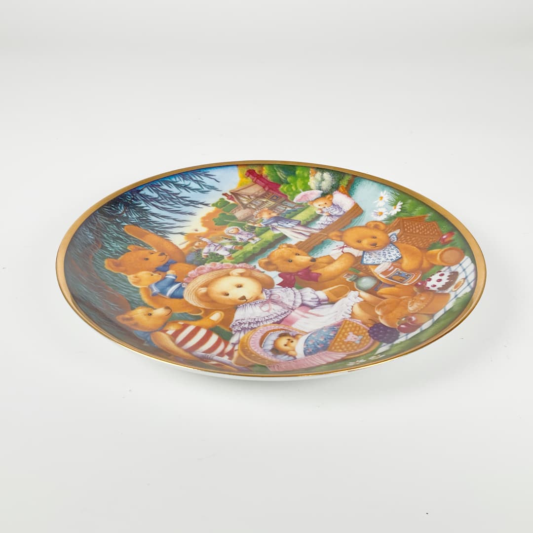 Franklin Mint - “A Teddy Bear Picnic” Limited Edition Collectors Plate
