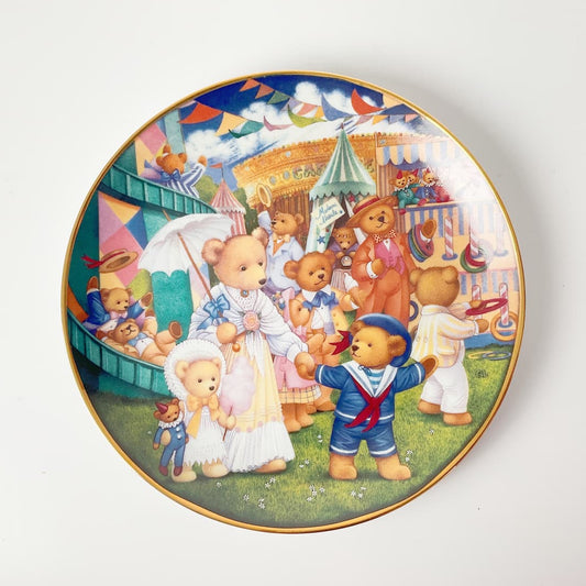 Franklin Mint - “Teddy Bear Fair” Limited Edition Collectors Plate