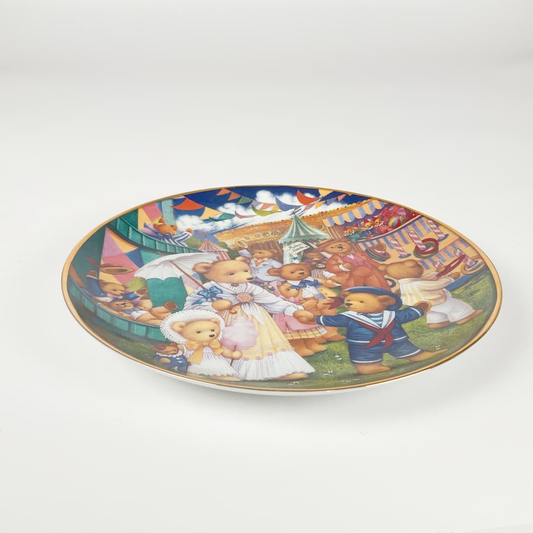 Franklin Mint - “Teddy Bear Fair” Limited Edition Collectors Plate