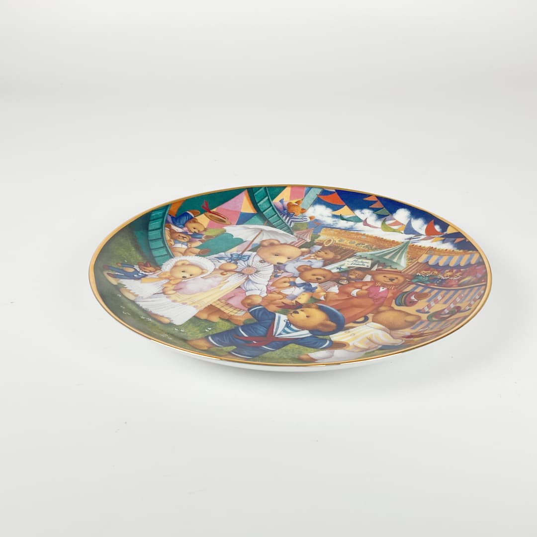 Franklin Mint - “Teddy Bear Fair” Limited Edition Collectors Plate