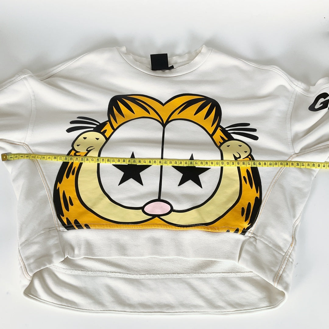 Garfield by fun Graphic Cropped Sweatshirt