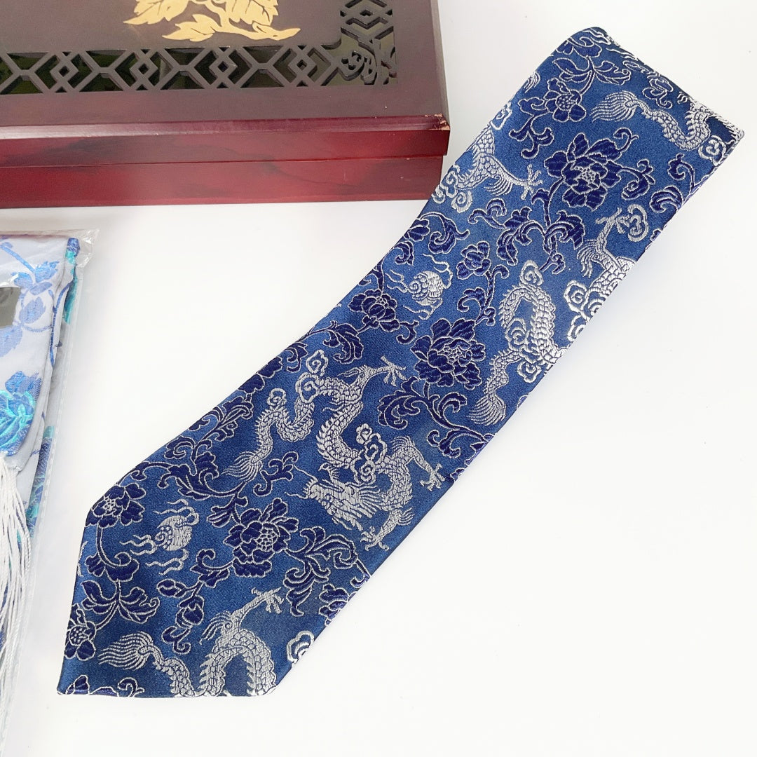 Yun Brocade Set - Scarf and Tie