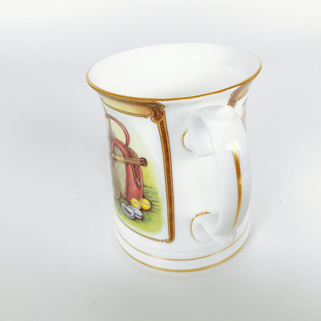 Queen's Fine Bone China Tennis Collectors Tankard Mug with Original Box & Sleeve