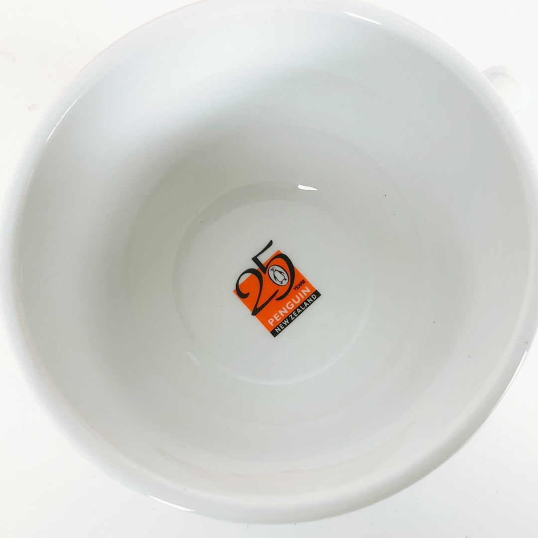 Penguin Books (NZ) Ltd 25th Anniversary Commemorative Porcelain Cup