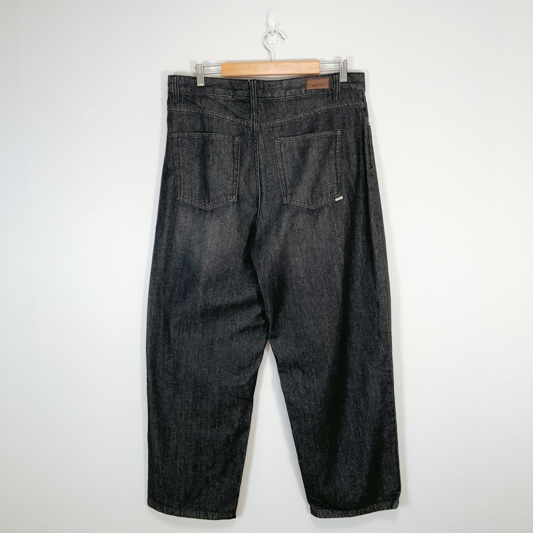 FIRETRAP LONDON  Barrel Leg Cotton Jeans