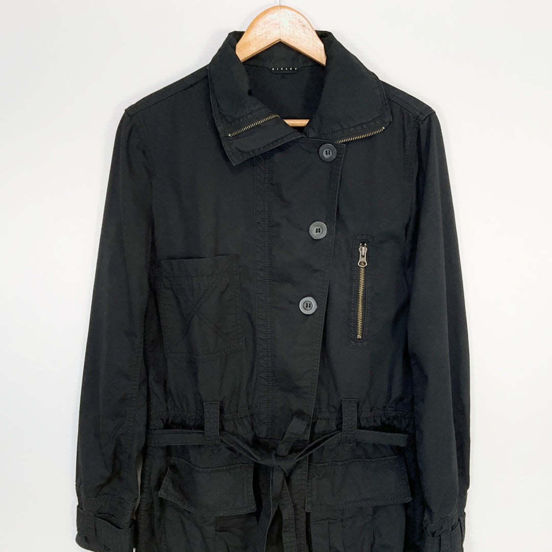 Sisley - Long Denim Jacket