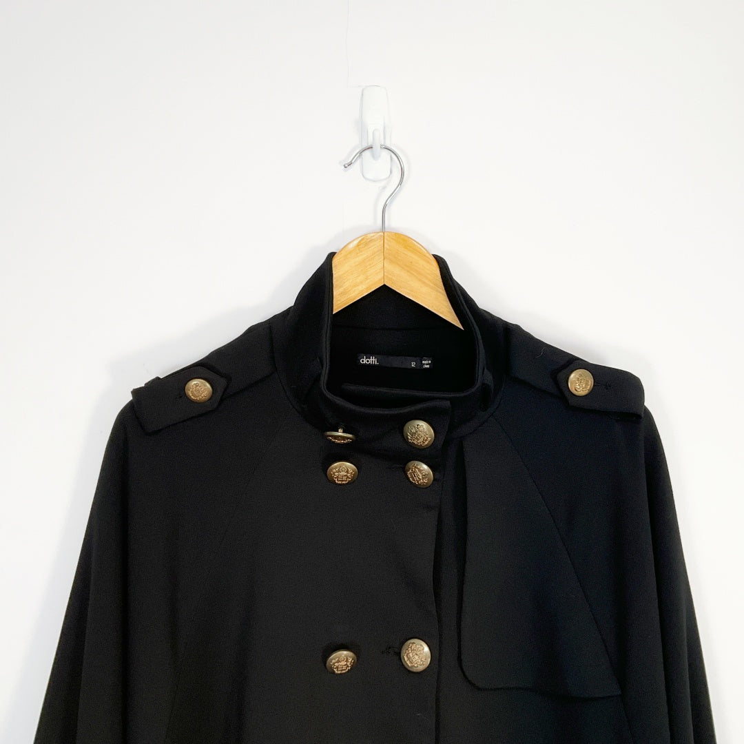 Dotti - Black Cropped Cape