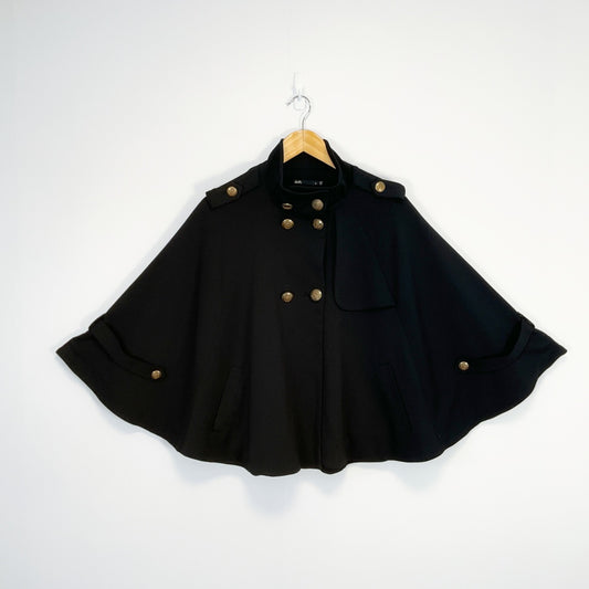 Dotti - Black Cropped Cape