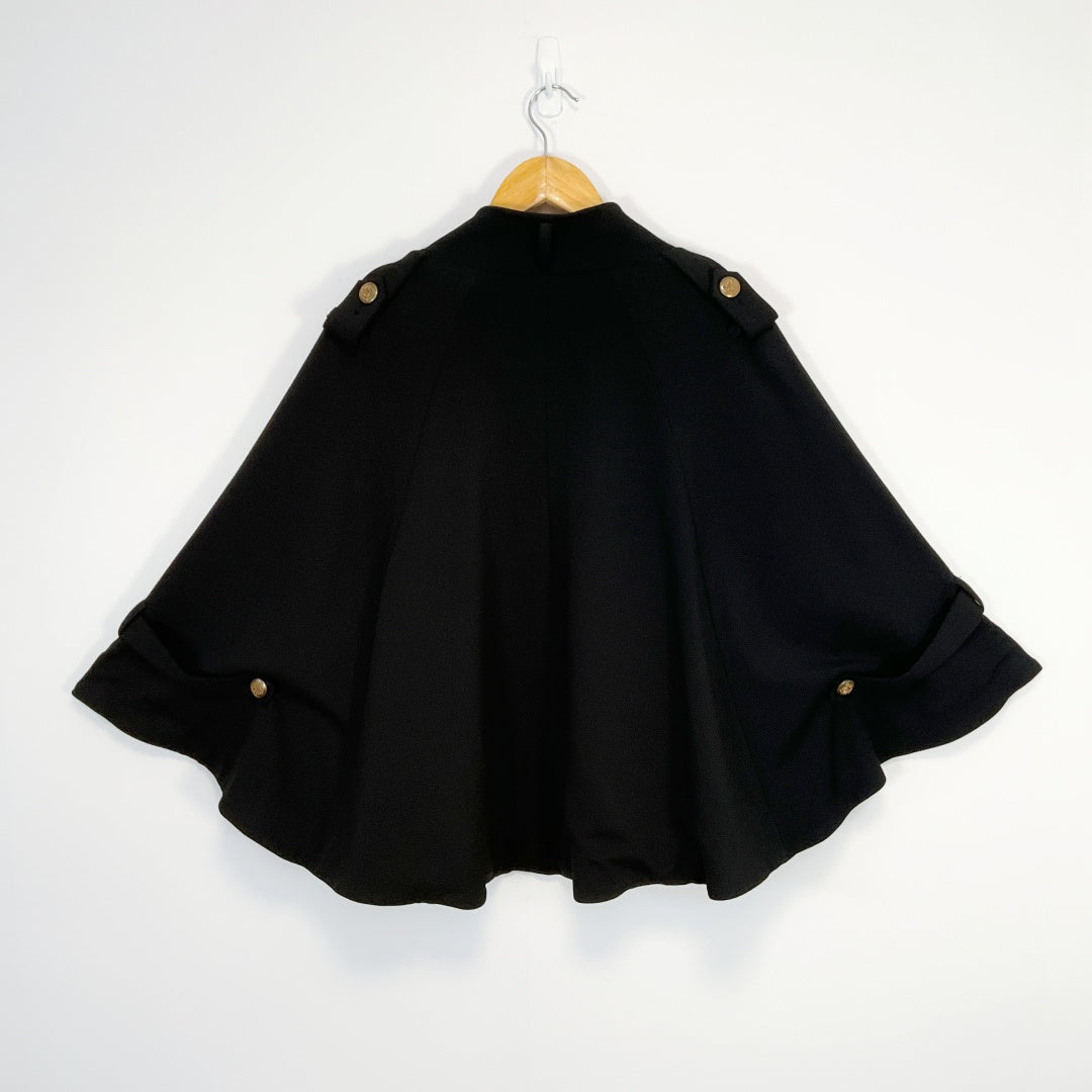 Dotti - Black Cropped Cape