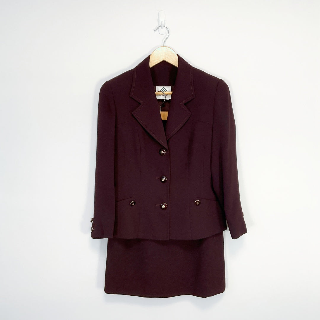 EONEO - Blazer and Skirt Set