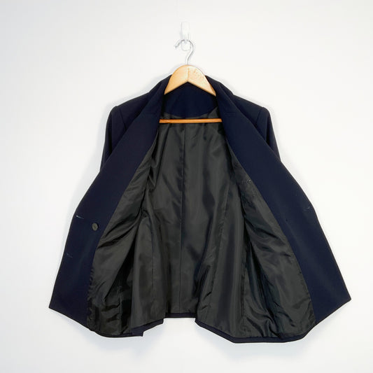 Tailored Navy Blazer and Skirt Set