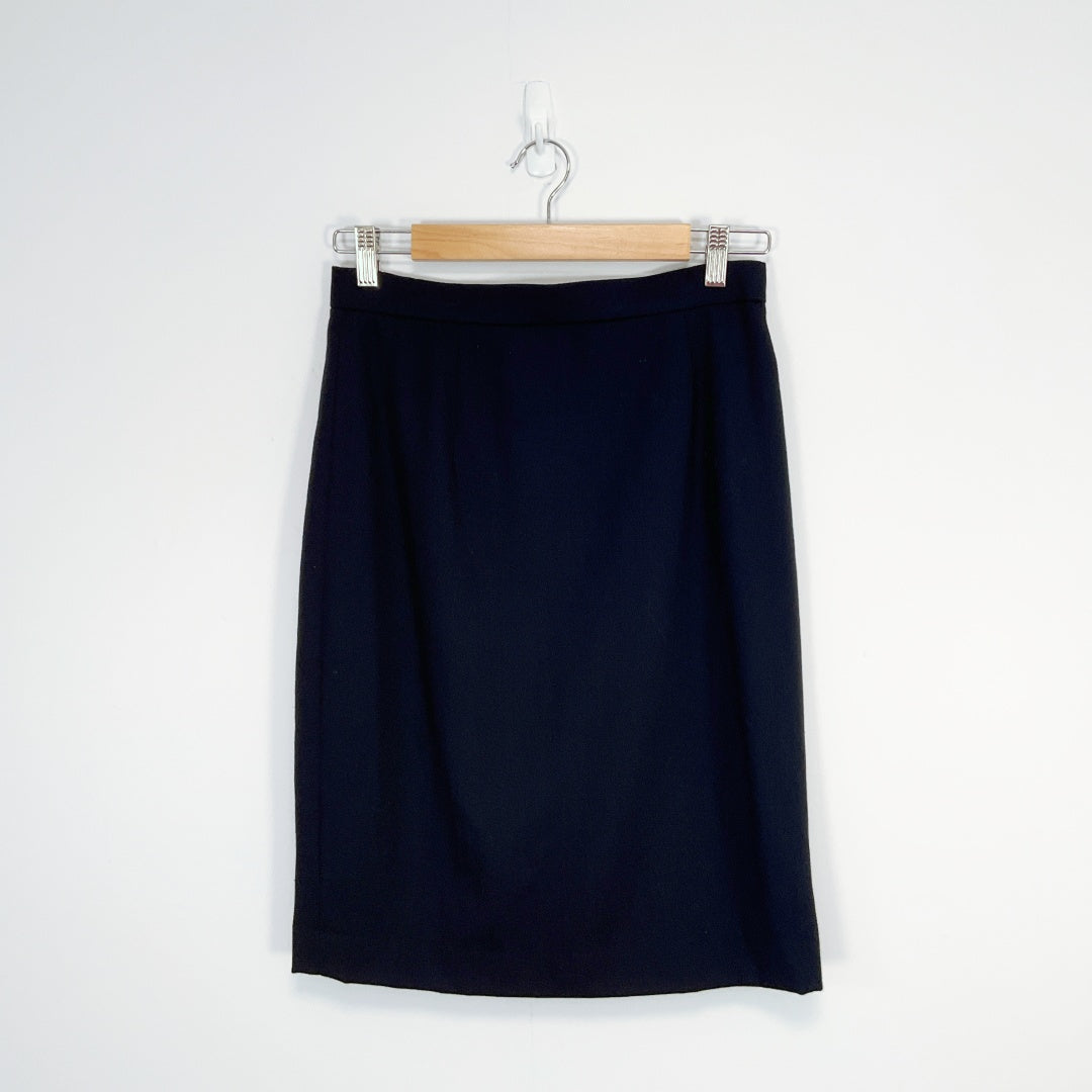 Tailored Navy Blazer and Skirt Set