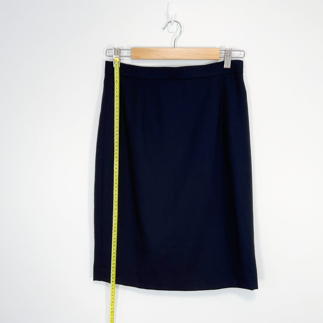 Tailored Navy Blazer and Skirt Set