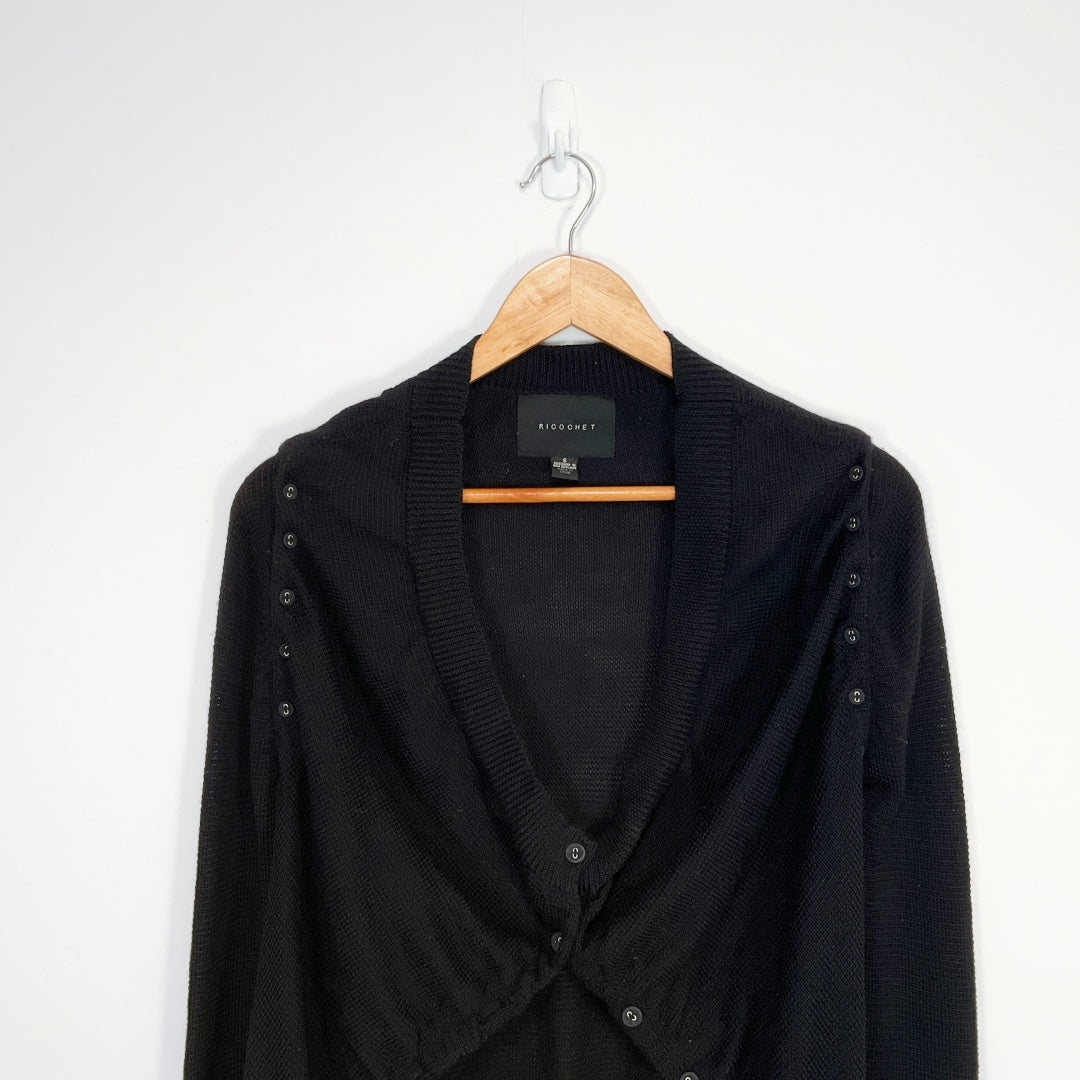 Ricochet - Black Cardigan