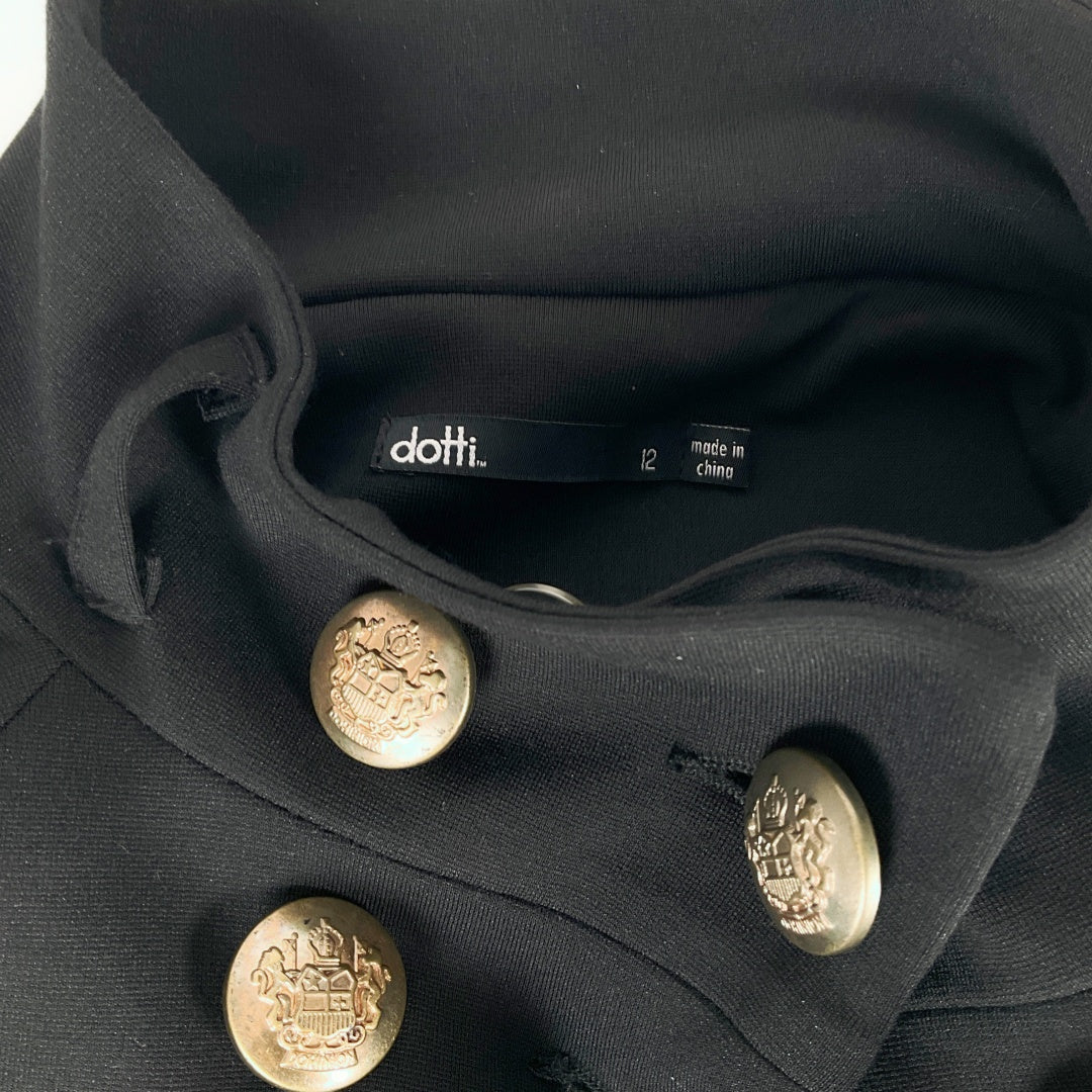Dotti - Black Cropped Cape
