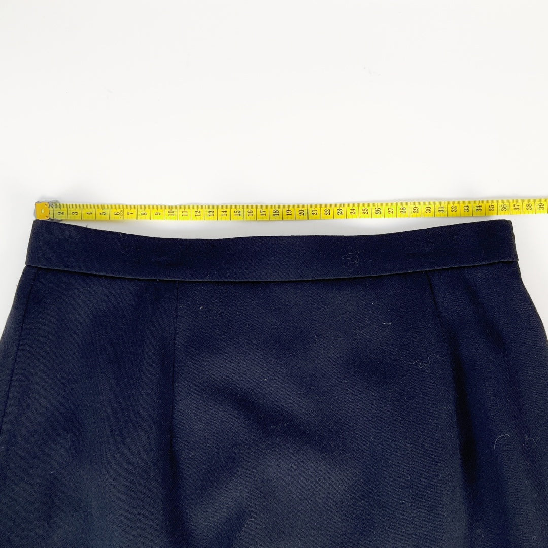 Tailored Navy Blazer and Skirt Set