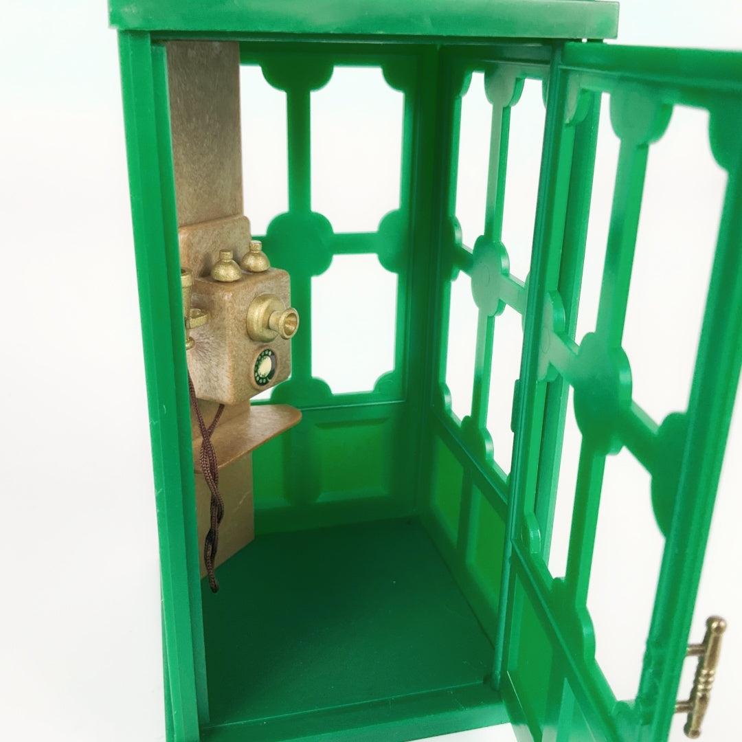 Sylvanian Families - Green Vintage Phone Booth