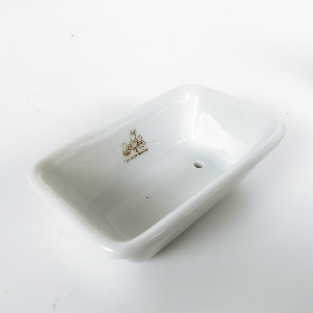 Sylvanian Families Vintage Ceramic Bathroom Set