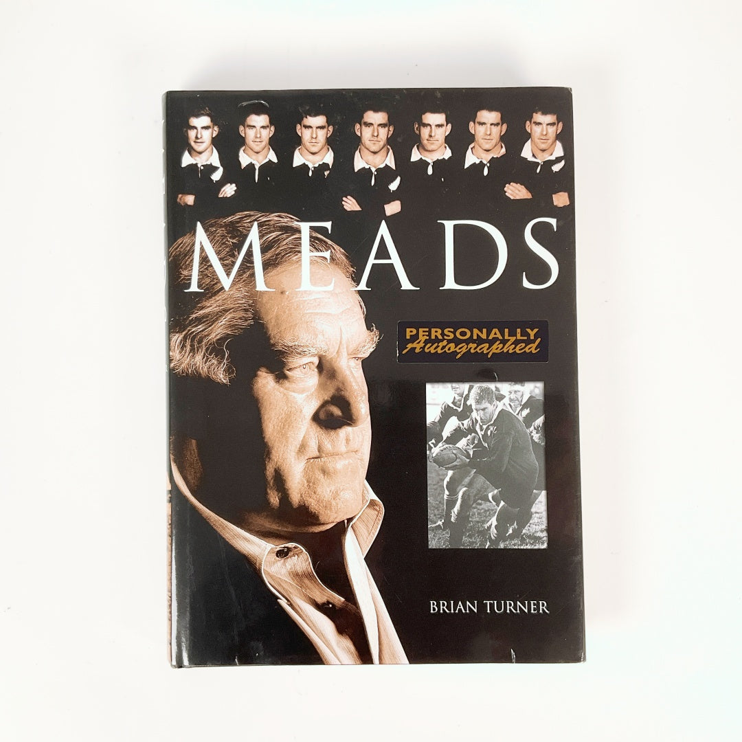Brian Turner - MEADS signed by Colin Meads