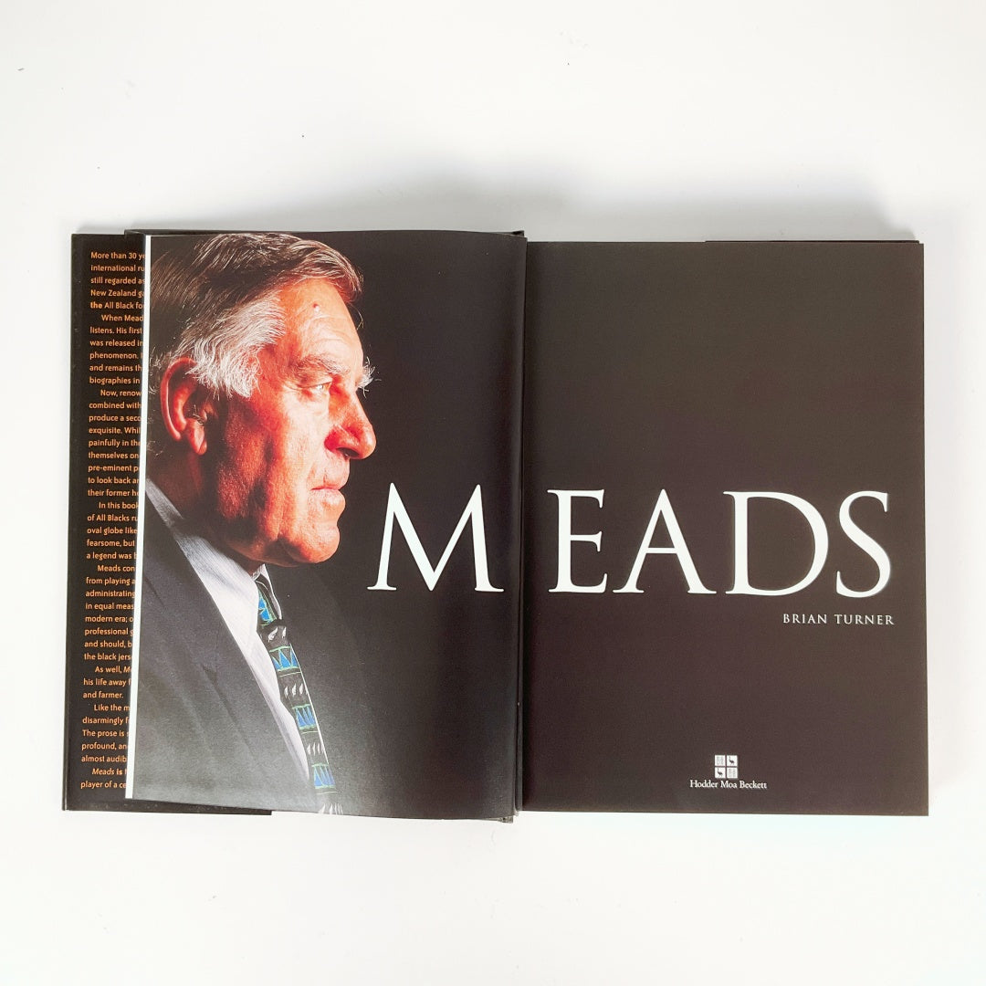 Brian Turner - MEADS signed by Colin Meads