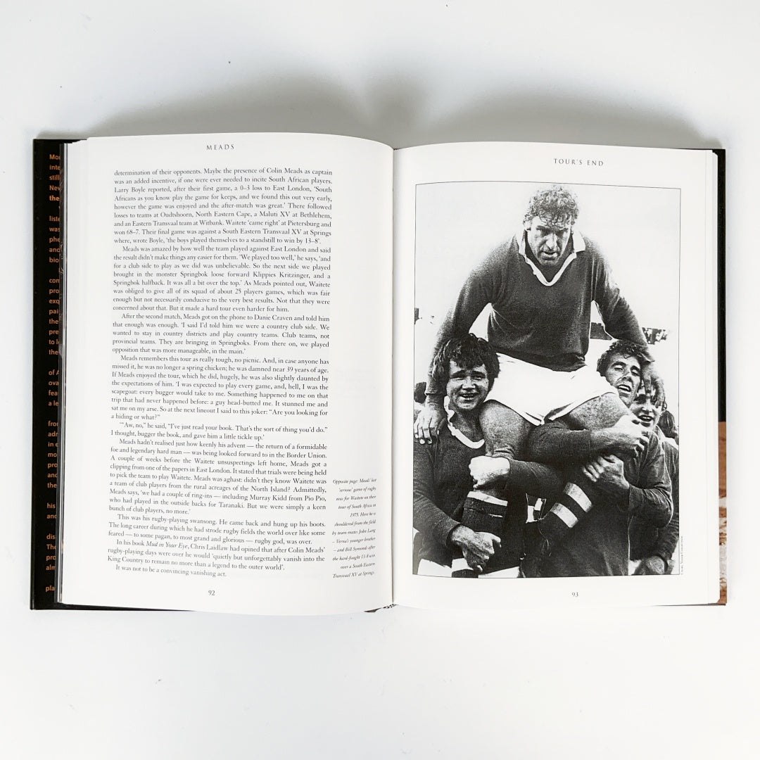 Brian Turner - MEADS signed by Colin Meads
