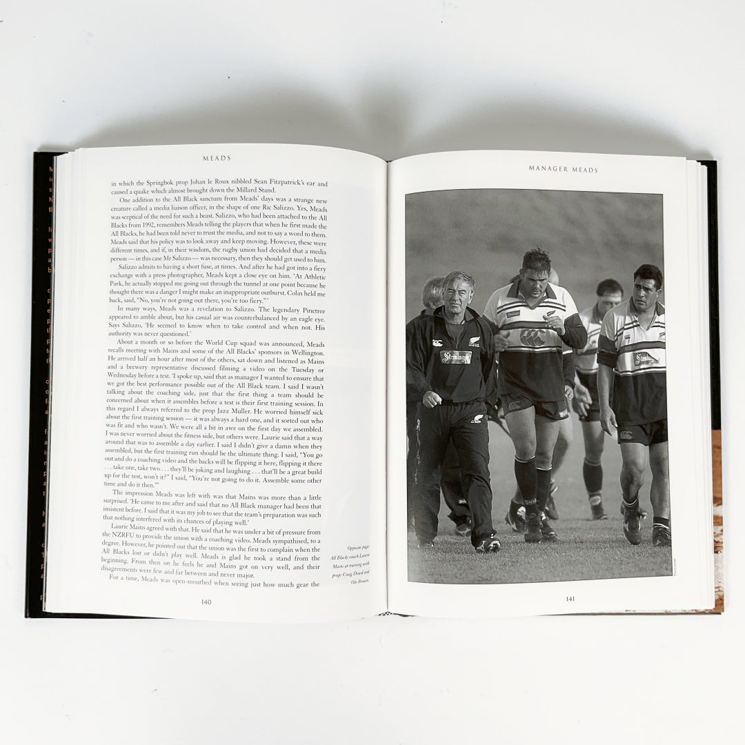 Brian Turner - MEADS signed by Colin Meads