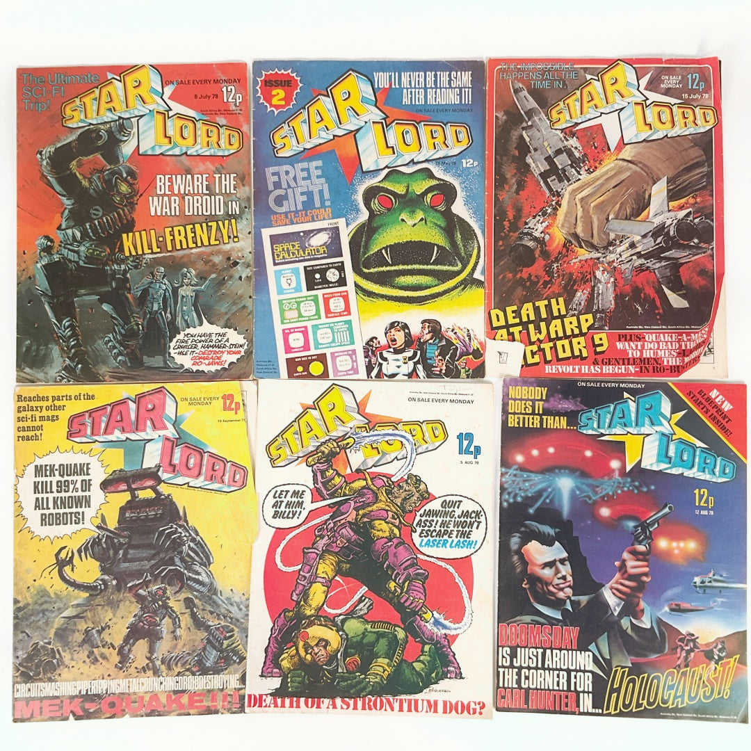 Vintage Collection of Starlord comics