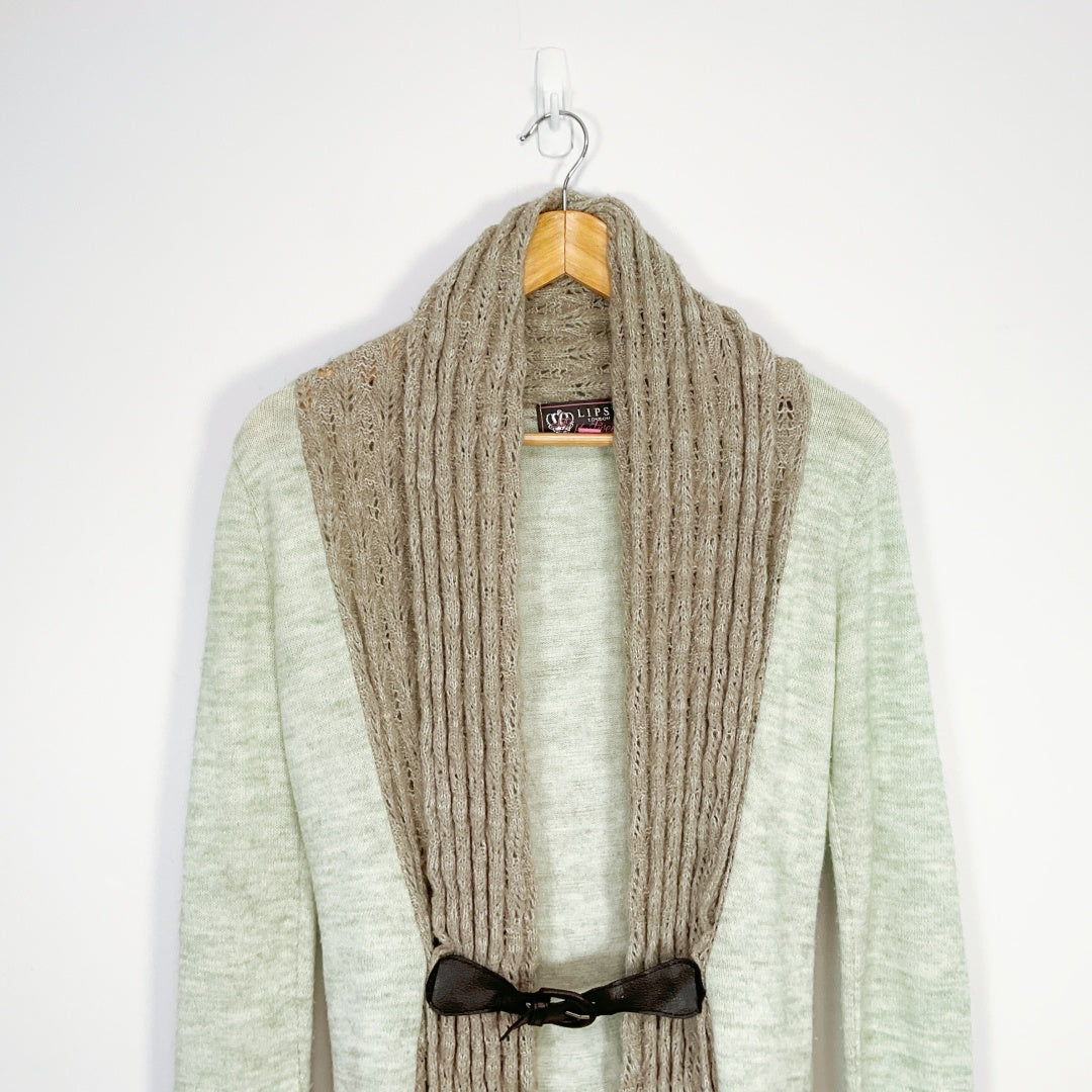 LIPSY London Knitwear - Cardigan with Long Scarf