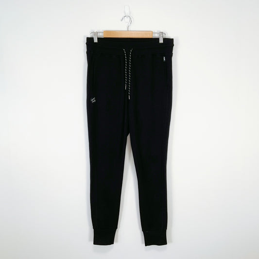 RPM - Black Ribbed Jogger Pants