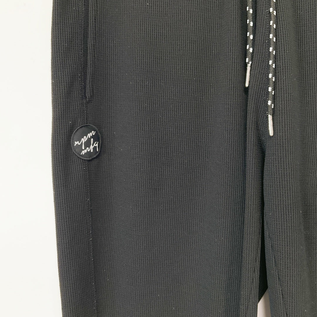 RPM - Black Ribbed Jogger Pants