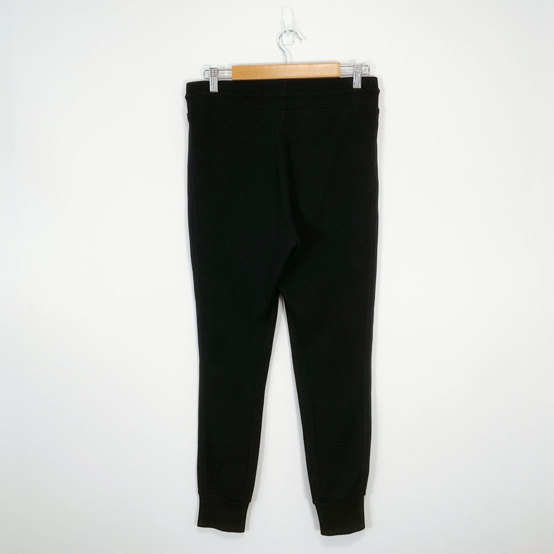 RPM - Black Ribbed Jogger Pants