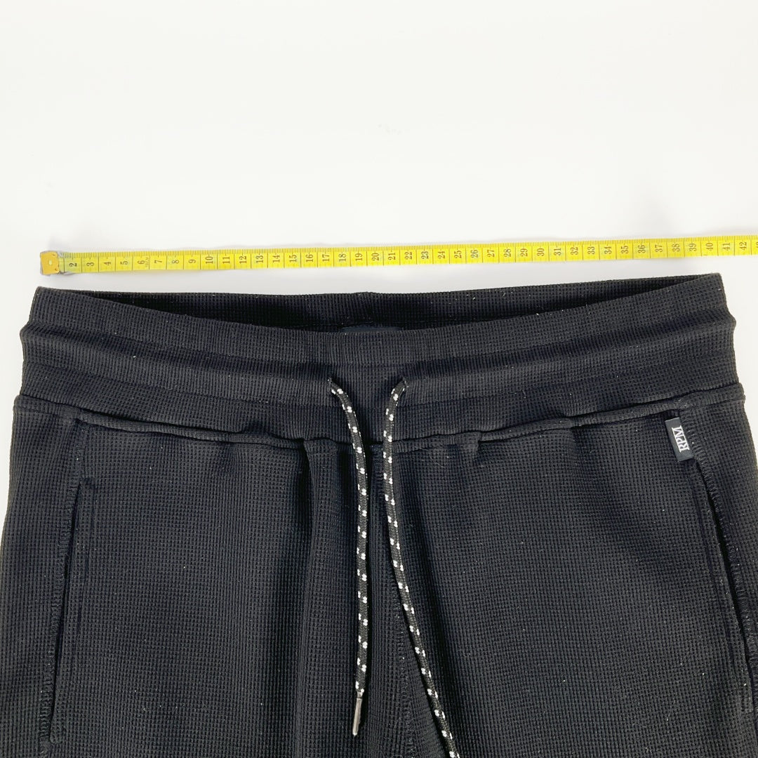 RPM - Black Ribbed Jogger Pants