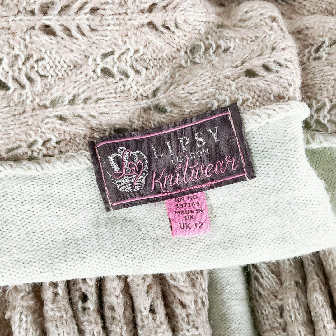 LIPSY London Knitwear - Cardigan with Long Scarf