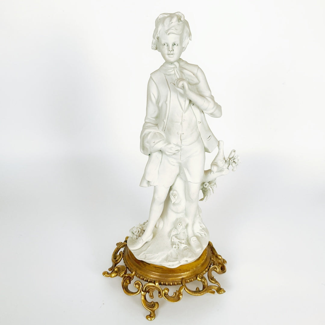 Giovanni Barbetta - Vintage Italian Capodimonte Coy Sculpture