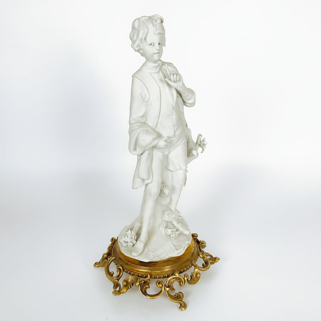 Giovanni Barbetta - Vintage Italian Capodimonte Coy Sculpture