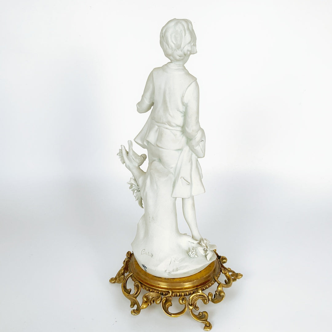 Giovanni Barbetta - Vintage Italian Capodimonte Coy Sculpture