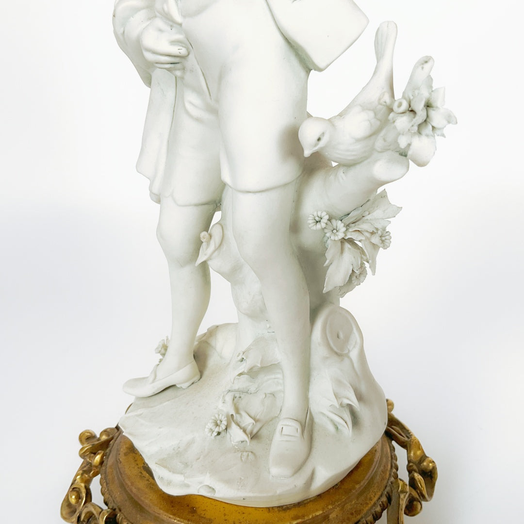 Giovanni Barbetta - Vintage Italian Capodimonte Coy Sculpture