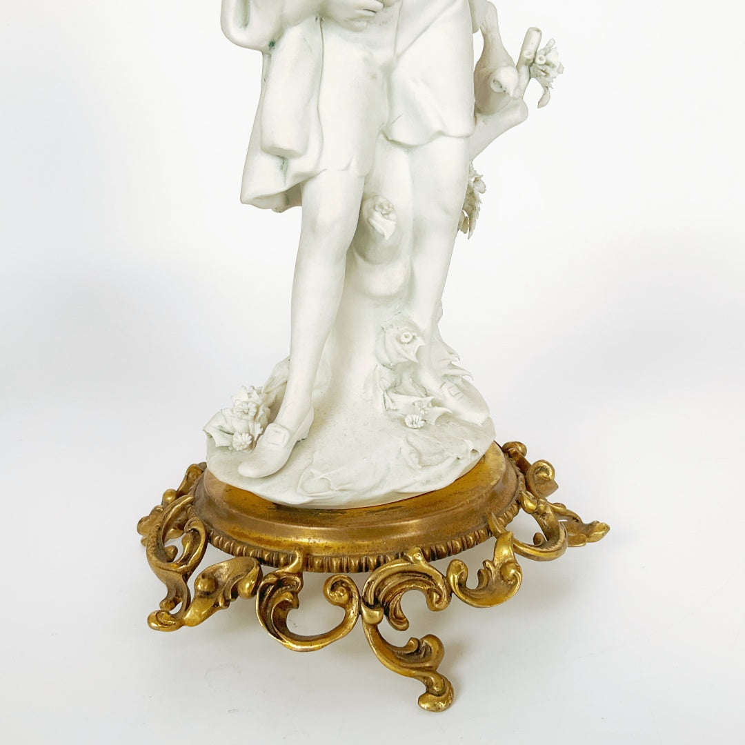 Giovanni Barbetta - Vintage Italian Capodimonte Coy Sculpture