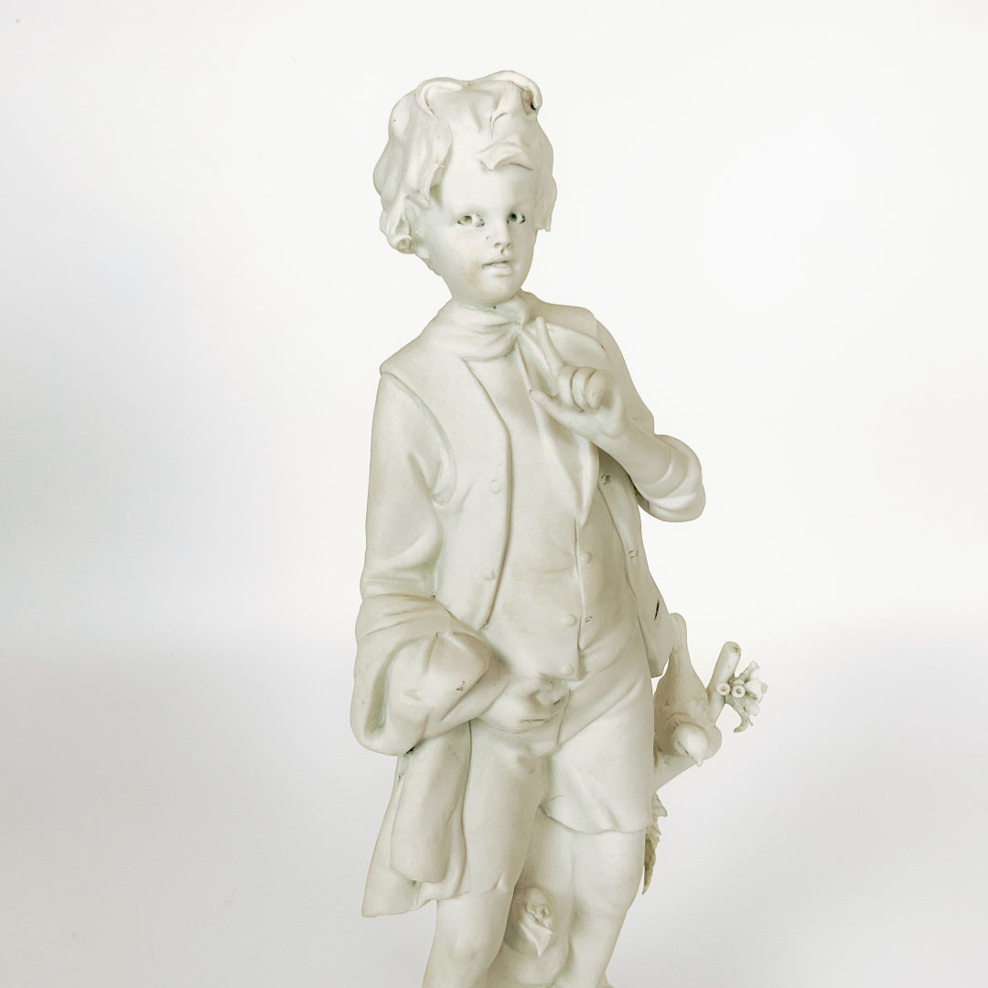 Giovanni Barbetta - Vintage Italian Capodimonte Coy Sculpture