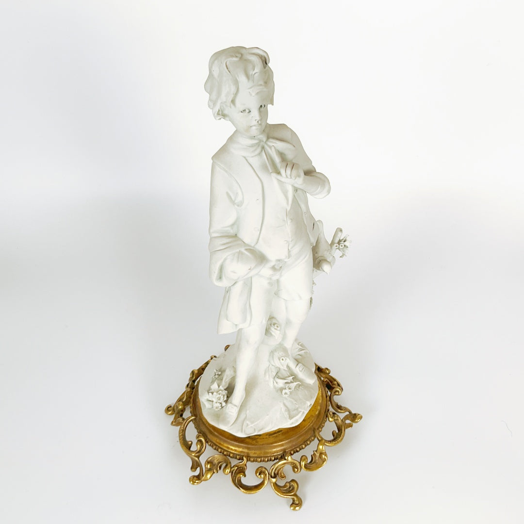 Giovanni Barbetta - Vintage Italian Capodimonte Coy Sculpture