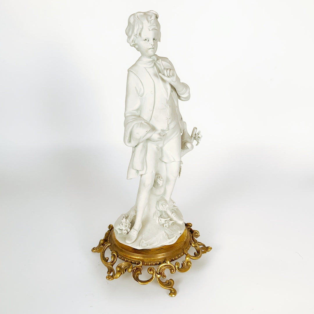 Giovanni Barbetta - Vintage Italian Capodimonte Coy Sculpture