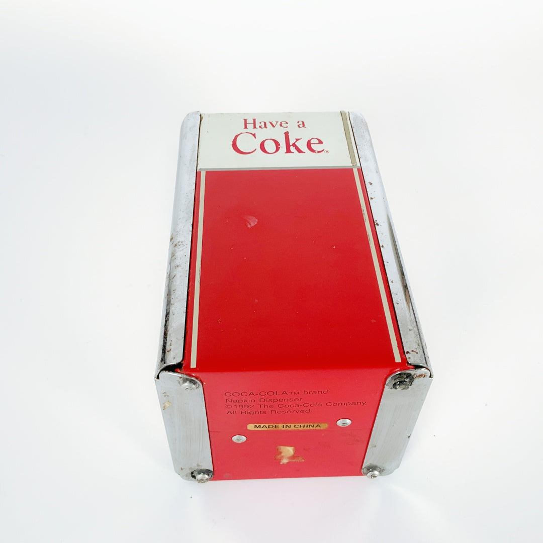 COCA-COLA - 1992 Vintage Napkin Dispenser